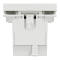 Управління затвором, 3-клавішний, 6 А, 2 модулі, білий, Unica New, Schneider Electric [NU320818]