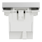 Управління затвором, 3-клавішний, 6 А, 2 модулі, алюмінієвий, Unica New, Schneider Electric [NU320830]