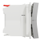 Управління затвором, 3-клавішний, 6 А, 2 модулі, алюмінієвий, Unica New, Schneider Electric [NU320830]
