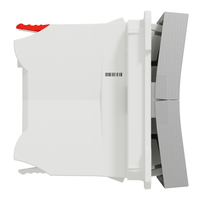 Управління затвором, 3-клавішний, 6 А, 2 модулі, алюмінієвий, Unica New, Schneider Electric [NU320830]