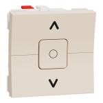 Вимикач для жалюзі, 3-клавішний, 6 А, 2 модулі, Unica New - Schneider Electric [NU320844]