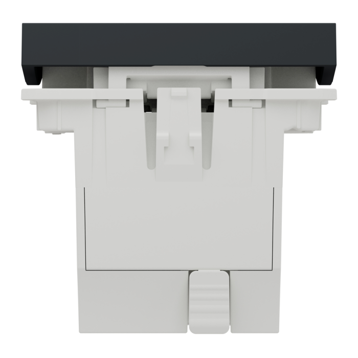 Управління затвором, 3-клавішний, 6 А, 2 модулі, чорний, Unica New, Schneider Electric [NU320854]