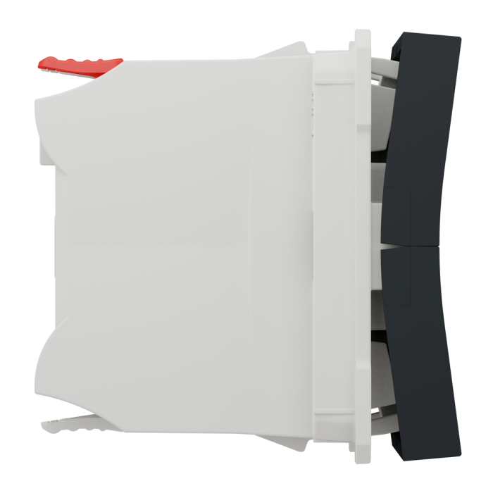 Управління затвором, 3-клавішний, 6 А, 2 модулі, чорний, Unica New, Schneider Electric [NU320854]