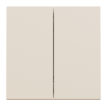 Вимикач, 2-клавішний, 10 А, 2 модулі, Unica New - Schneider Electric [NU321144]