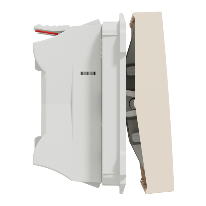 Вимикач, 2-клавішний, 10 А, 2 модулі, Unica New, Schneider Electric [NU321144]