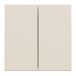 Вимикач, 2-клавішний, 10 А, 2 модулі, Unica New - Schneider Electric [NU321344]