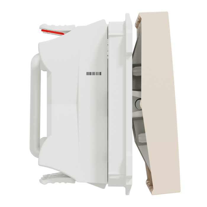 Вимикач, 2-клавішний, 10 А, 2 модулі, Unica New, Schneider Electric [NU321344]