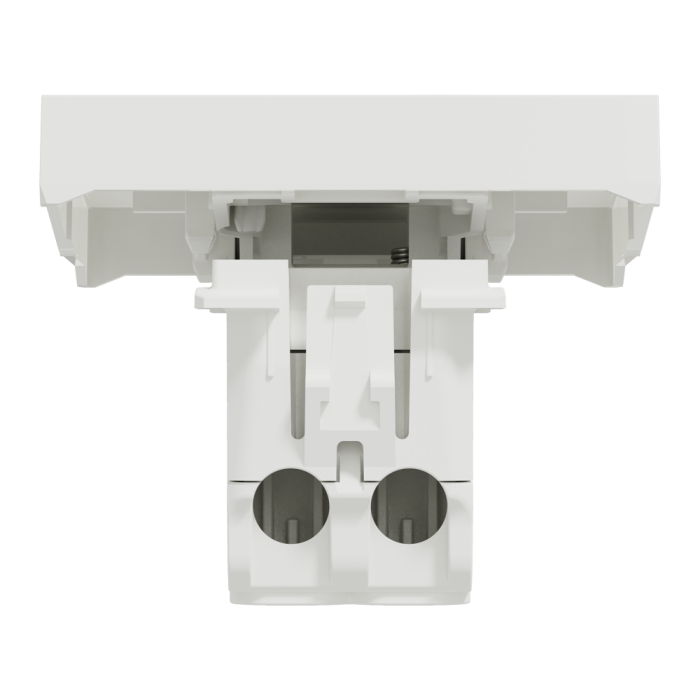 Вимикач, 1-клавішний, 16 А, 2 модулі, білий, Unica New, Schneider Electric [NU326118]