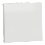 Вимикач, білий, 1-клавішний, 16 А, 2 модулі, Unica New - Schneider Electric [NU326118]