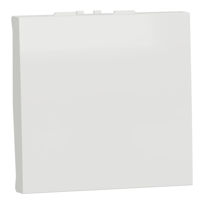 Вимикач, 1-клавішний, 16 А, 2 модулі, білий, Unica New, Schneider Electric [NU326118]