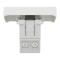 Вимикач, 1-клавішний, 16 А, 2 модулі, білий, Unica New, Schneider Electric [NU326218]