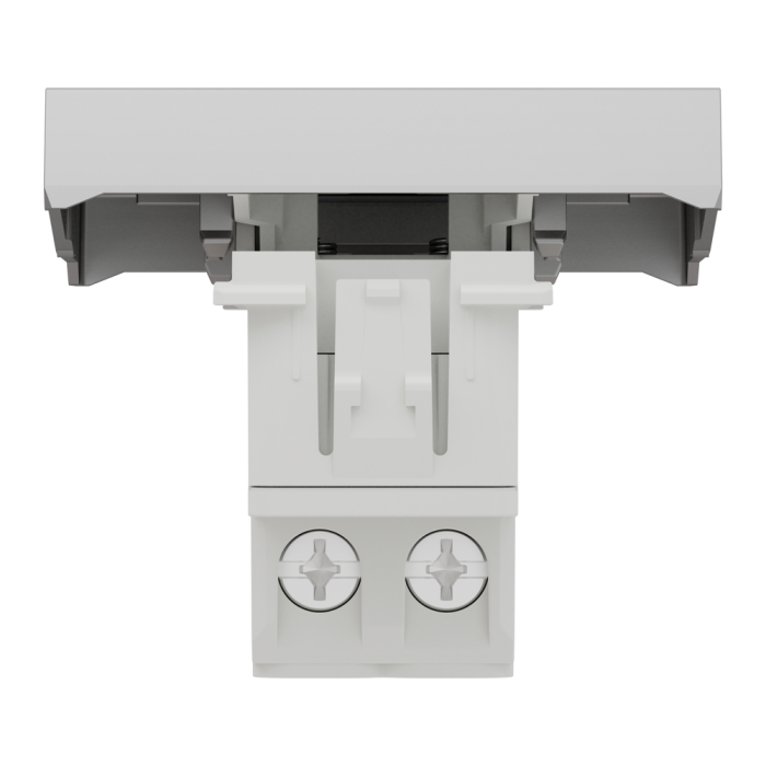 Вимикач, 1-клавішний, 16 А, 2 модулі, алюмінієвий, Unica New, Schneider Electric [NU326230]