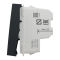 Вимикач, 1-клавішний, 16 А, 2 модулі, чорний, Unica New, Schneider Electric [NU326254]