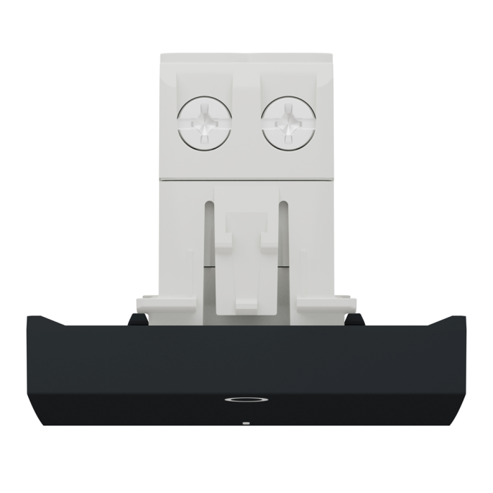 Вимикач, 1-клавішний, 16 А, 2 модулі, чорний, Unica New, Schneider Electric [NU326254]