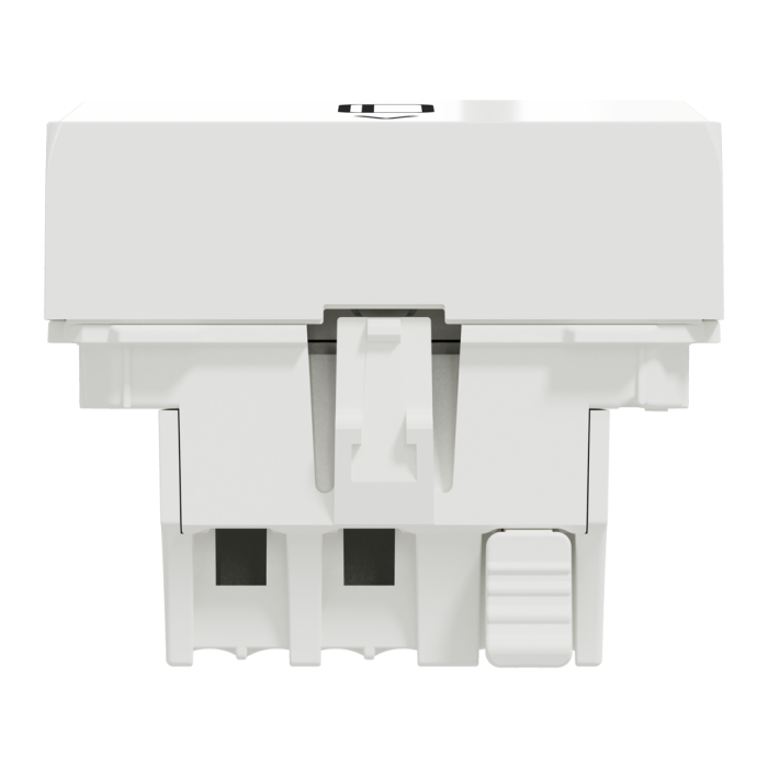 Картковий вимикач, 1-клавішний, 10 А, 2 модулі, білий, Unica New, Schneider Electric [NU328318]