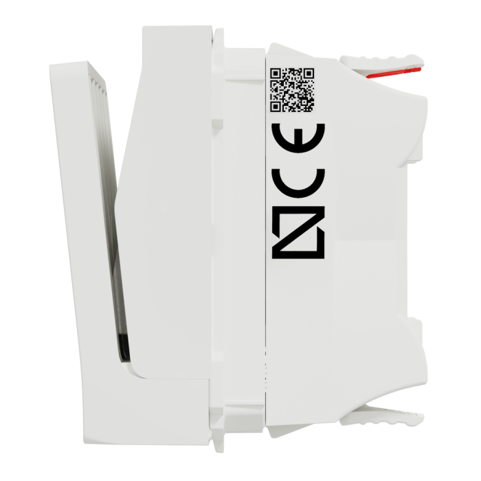 Картковий вимикач, 1-клавішний, 10 А, 2 модулі, білий, Unica New, Schneider Electric [NU328318]