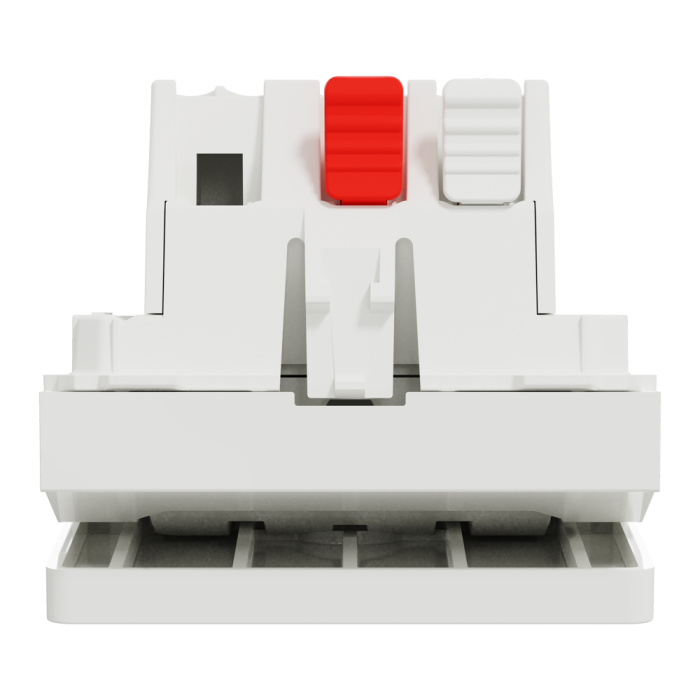 Картковий вимикач, 1-клавішний, 10 А, 2 модулі, білий, Unica New, Schneider Electric [NU328318]