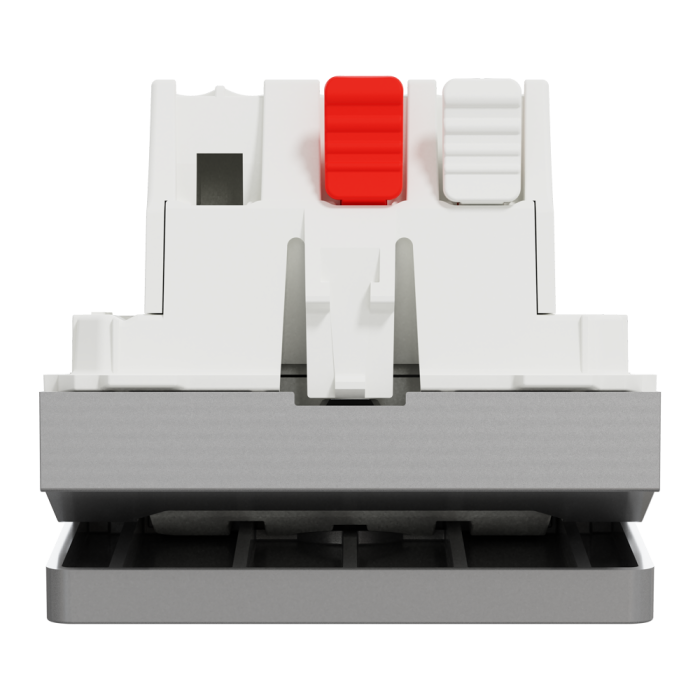 Картковий вимикач, 1-клавішний, 10 А, 2 модулі, алюмінієвий, Unica New, Schneider Electric [NU328330]