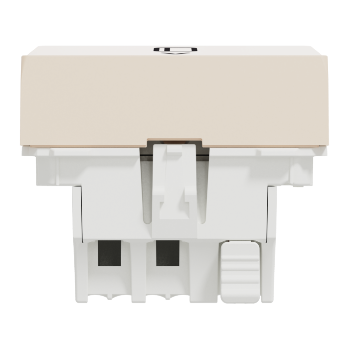 Картковий вимикач, 1-клавішний, 10 А, 2 модулі, Unica New, Schneider Electric [NU328344]