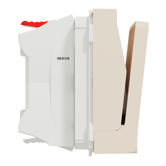 Картковий вимикач, 1-клавішний, 10 А, 2 модулі, Unica New, Schneider Electric [NU328344]