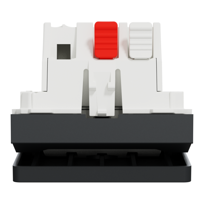 Картковий вимикач, 1-клавішний, 10 А, 2 модулі, чорний, Unica New, Schneider Electric [NU328354]