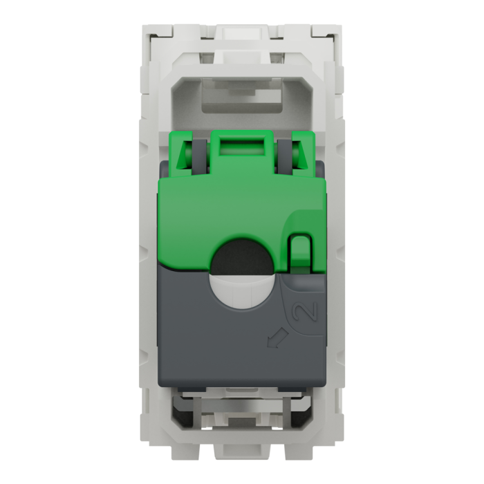 Мультимедійна розетка, 1 модуль, біла, Unica New, Schneider Electric [NU341018]