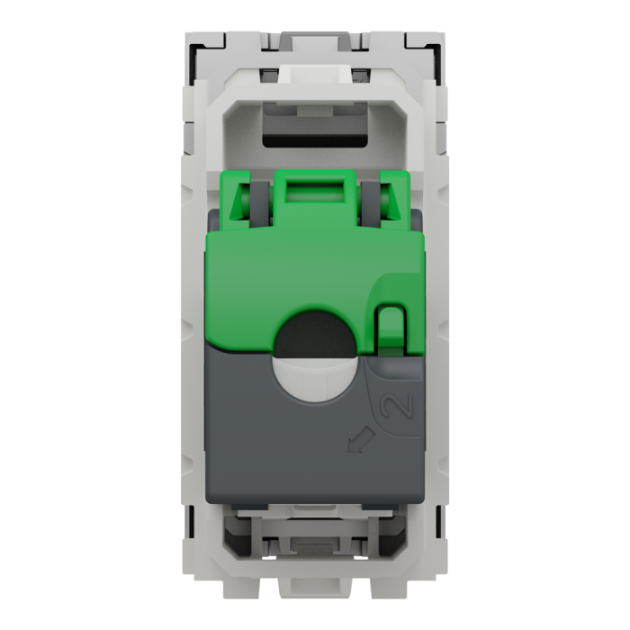 Мультимедійна розетка, 1 модуль, алюмінієва, Unica New, Schneider Electric [NU341030]