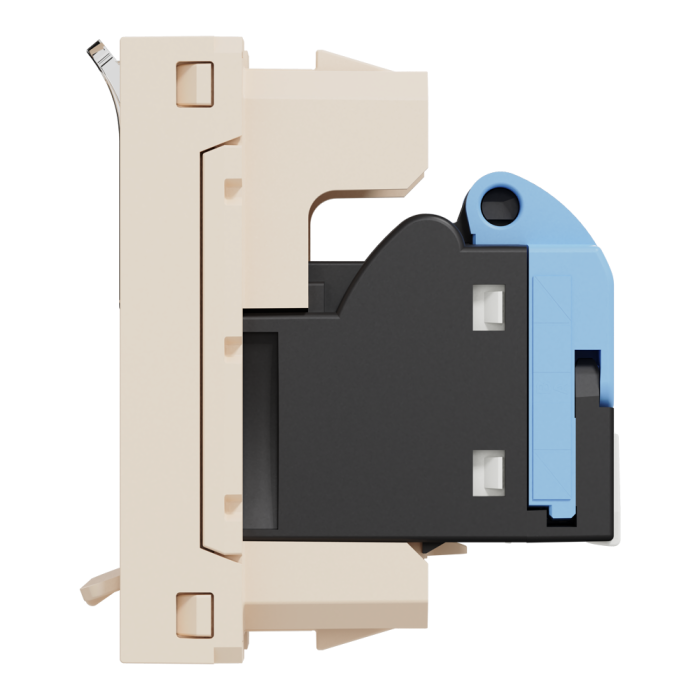 Мультимедійна розетка, 1 модуль, Unica New, Schneider Electric [NU341044]