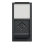 Мультимедійна розетка, чорна, 1 модуль, (S-One), Unica New - Schneider Electric [NU341054]