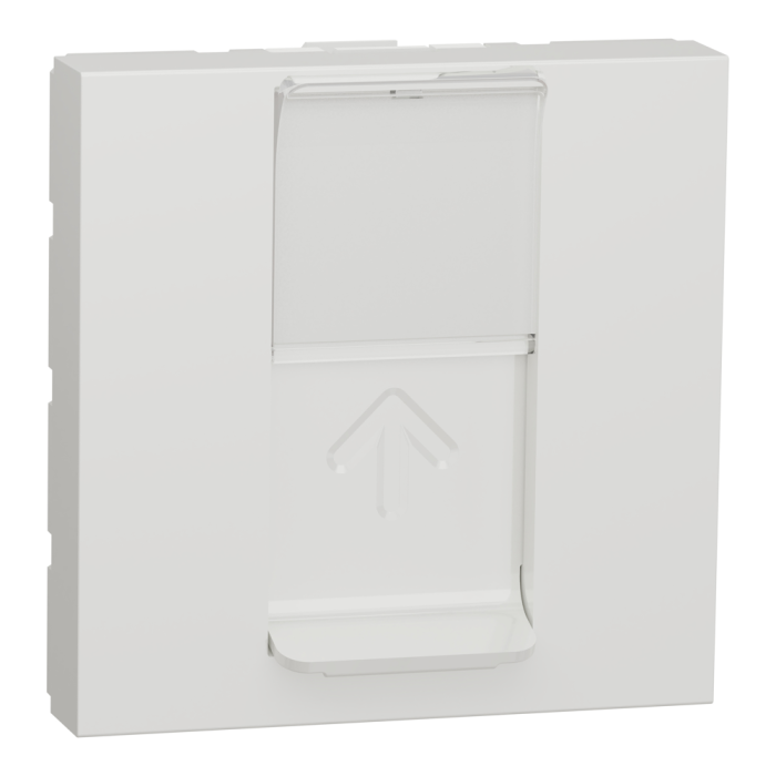 Мультимедійна розетка, 2 модулі, біла, Unica New, Schneider Electric [NU341118]