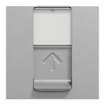 Мультимедійна розетка, алюмінієва, 2 модулі, (S-One), Unica New - Schneider Electric [NU341130]