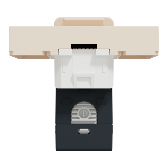 Мультимедійна розетка, 2 модулі, Unica New, Schneider Electric [NU341144]