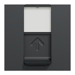 Мультимедійна розетка, чорна, 2 модулі, (S-One), Unica New - Schneider Electric [NU341154]