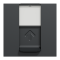 Мультимедійна розетка, 2 модулі, чорна, Unica New, Schneider Electric [NU341154]