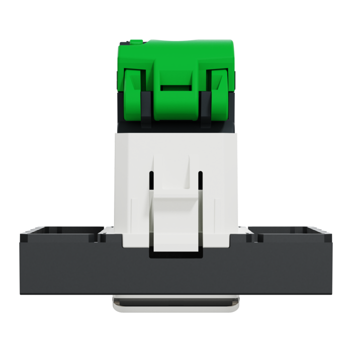 Мультимедійна розетка, 2 модулі, чорна, Unica New, Schneider Electric [NU341154]