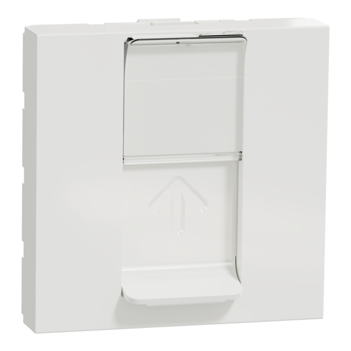 Мультимедійна розетка, 2 модулі, біла, Unica New, Schneider Electric [NU341318]