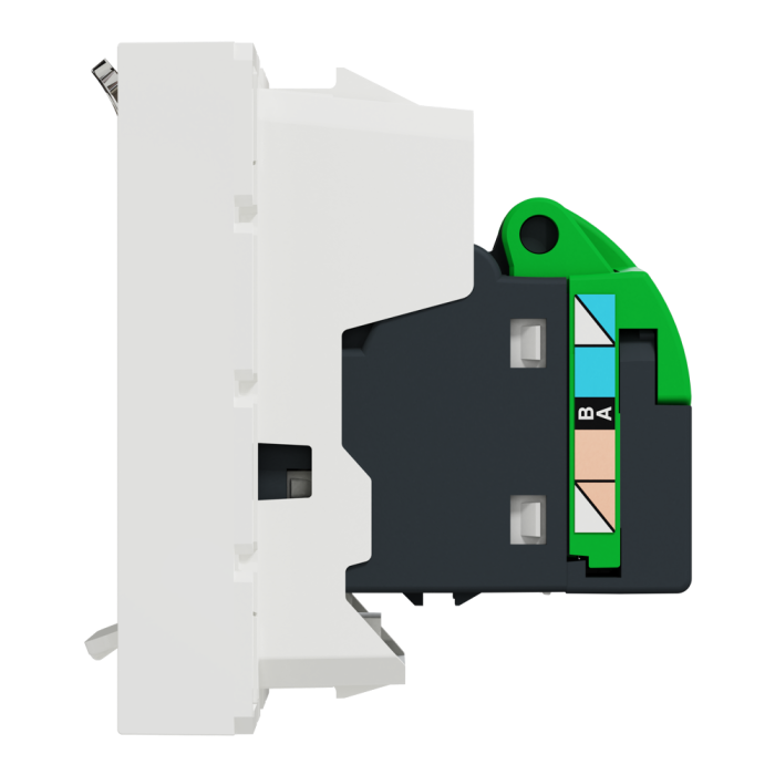 Мультимедійна розетка, 2 модулі, біла, Unica New, Schneider Electric [NU341318]