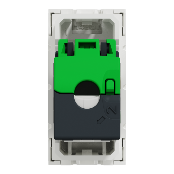 Мультимедійна розетка, 1 модуль, біла, Unica New, Schneider Electric [NU341418]