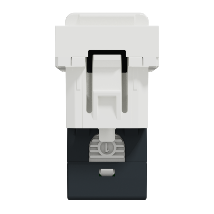 Мультимедійна розетка, 1 модуль, біла, Unica New, Schneider Electric [NU341418]