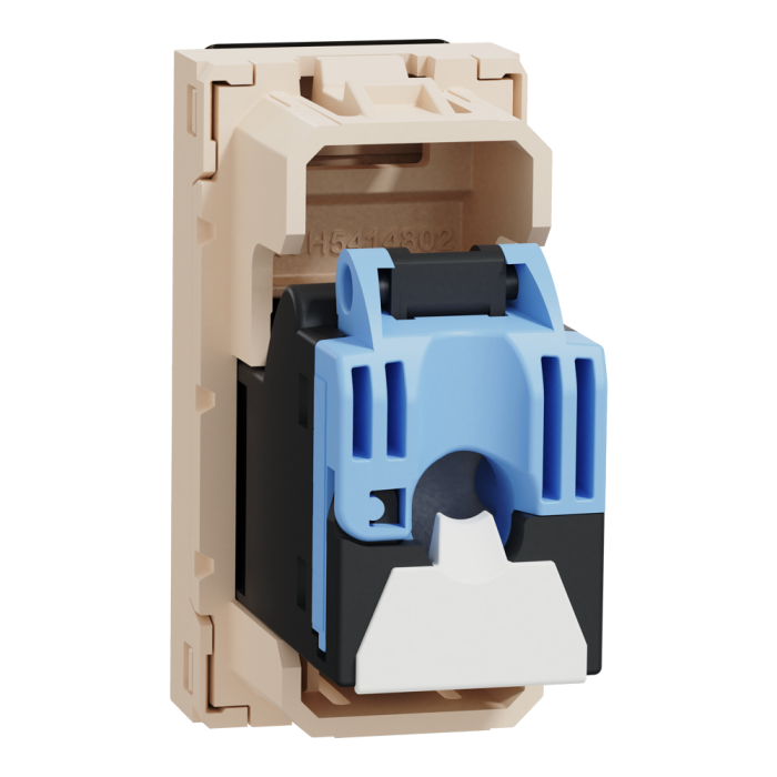 Мультимедійна розетка, 1 модуль, Unica New, Schneider Electric [NU341444]