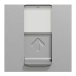 Мультимедійна розетка, алюмінієва, 2 модулі, (S-One), Unica New - Schneider Electric [NU341530]