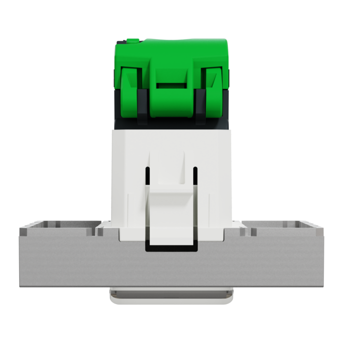 Мультимедійна розетка, 2 модулі, алюмінієва, Unica New, Schneider Electric [NU341530]