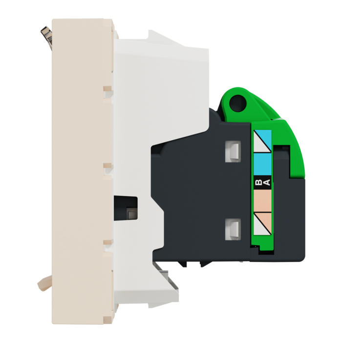 Мультимедійна розетка, 2 модулі, Unica New, Schneider Electric [NU341544]