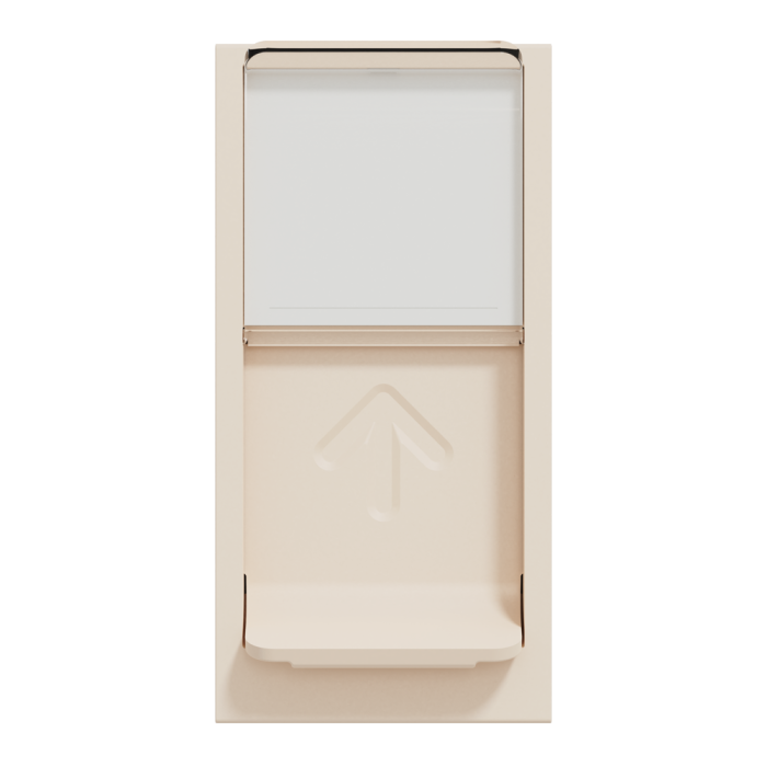 Мультимедійна розетка, 1 модуль, Unica New, Schneider Electric [NU341644]