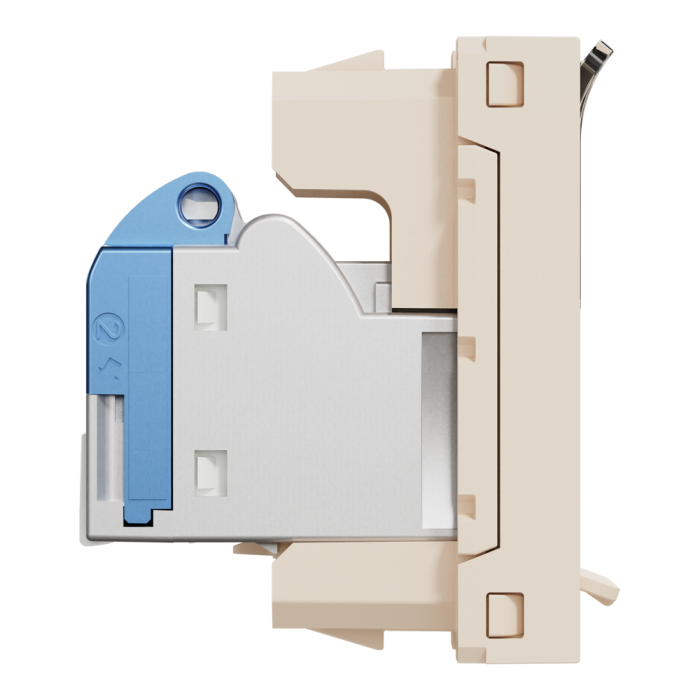 Мультимедійна розетка, 1 модуль, Unica New, Schneider Electric [NU341644]