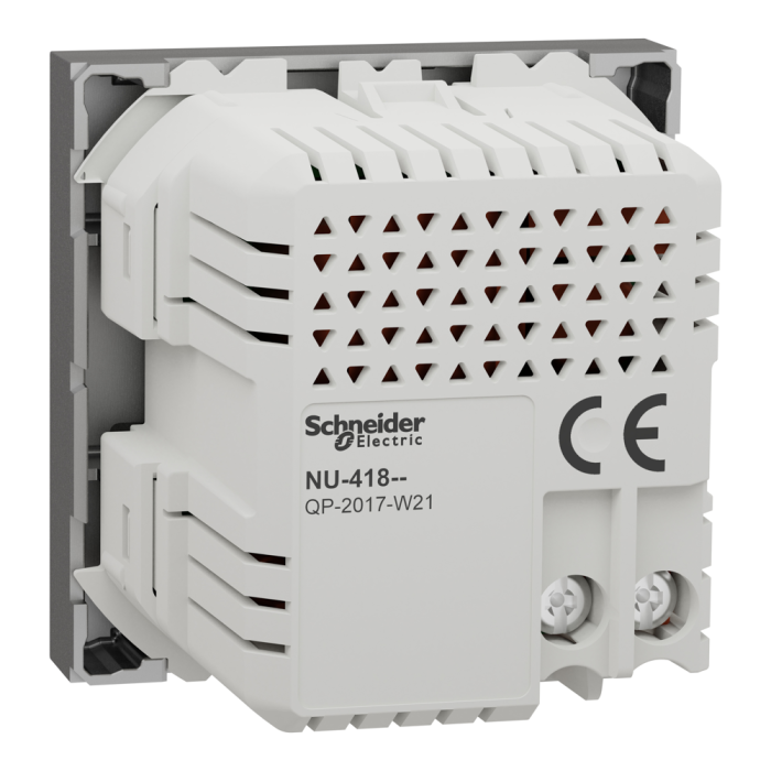 USB розетка, 2 модулі, алюмінієва, Unica New, Schneider Electric [NU341830]