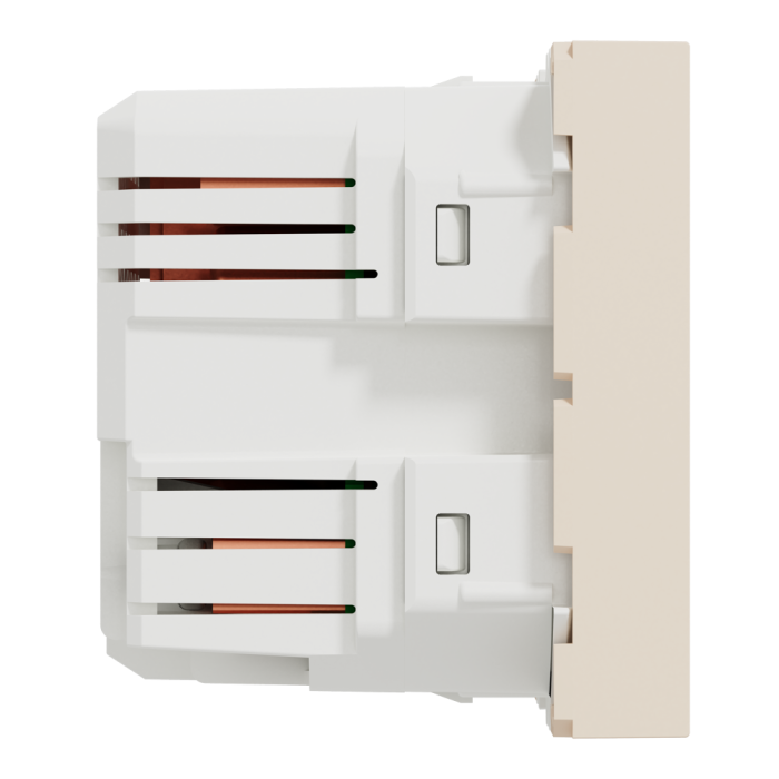 USB розетка, 2 модулі, Unica New, Schneider Electric [NU341844]