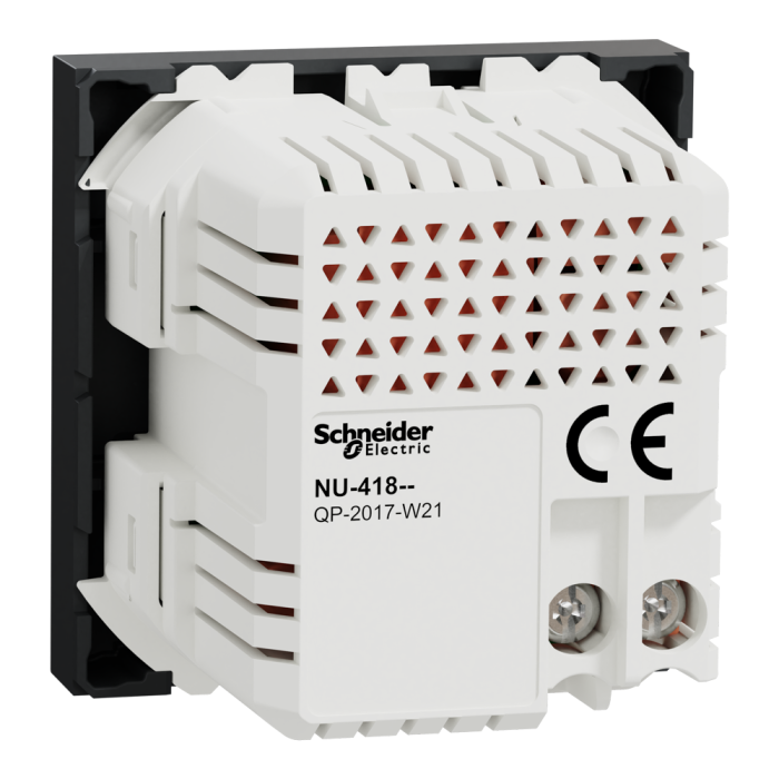 USB розетка, 2 модулі, чорна, Unica New, Schneider Electric [NU341854]