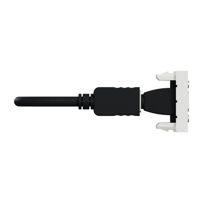 HDMI розетка, 1 модуль, біла, Unica New, Schneider Electric [NU343018]