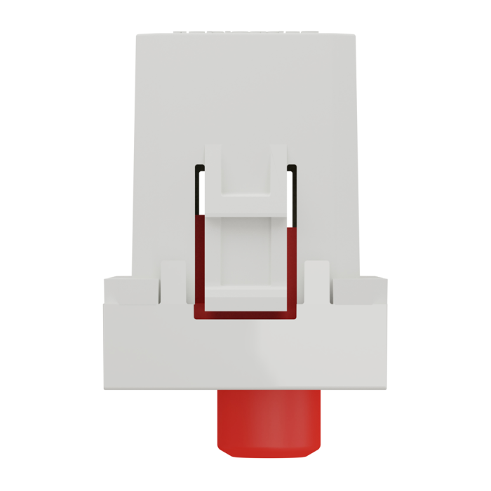 Аудіо / відео розетка, 1 модуль, біла, Unica New, Schneider Electric [NU343118]